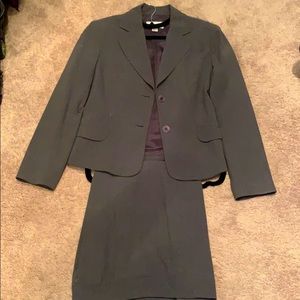 Suit and matching shirts.